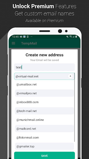 Temp Mail - Free Instant Temporary Email Address 2.41 Screenshots 3