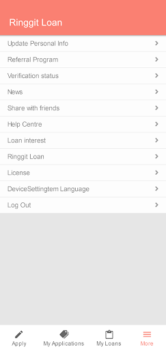 Ringgit Loan Screen 2
