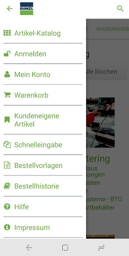 Bunzl DE Screen 2