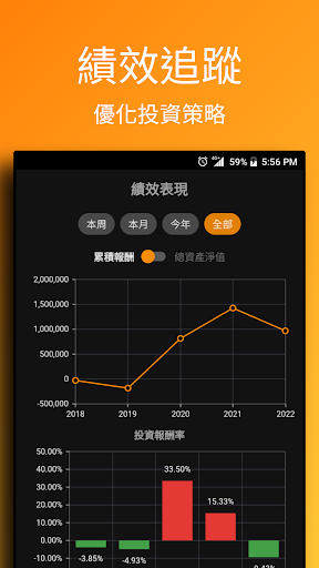 股積帳本 - 台股ETF投資交易記帳、存股長期績效追蹤 Screen 3