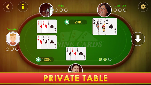 Nine Card Brag - Kitti Screen 3