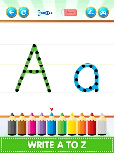 ABC123 English Alphabet Write