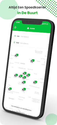 Pakket2Go Screen 2