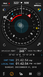 Compass 54 Premium MOD APK (All-in-One GPS, Weather, Map, Camera) 3