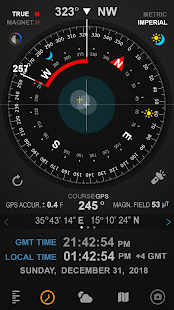 Compass 54 (All-in-One GPS, Weather, Map, Camera) لقطة شاشة