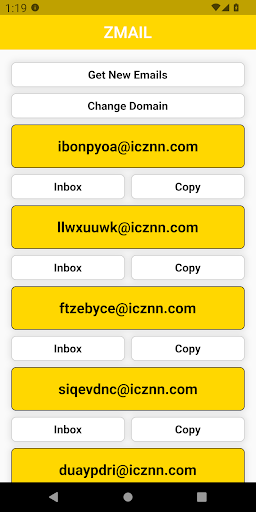 ZMAIL - Disposable Email Screen 2