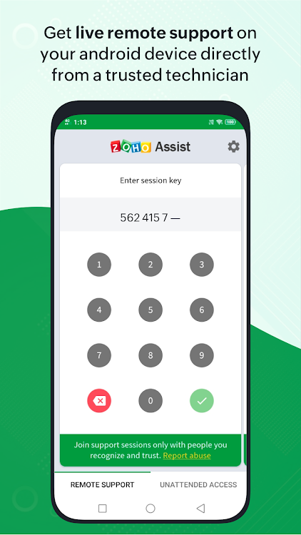 Customer App - Zoho Assist - 1.37.1 - (Android)