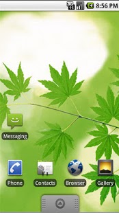 Green Live Wallpaper Screenshot