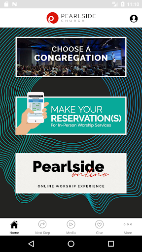 Android application Pearlside Church screenshort