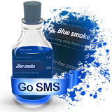 Blue smoke S.M.S. Theme icon