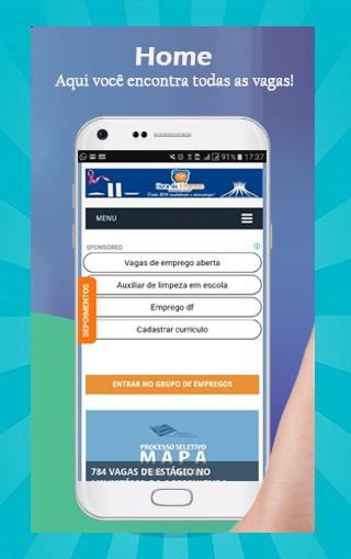 Android application Hora do Emprego DF screenshort