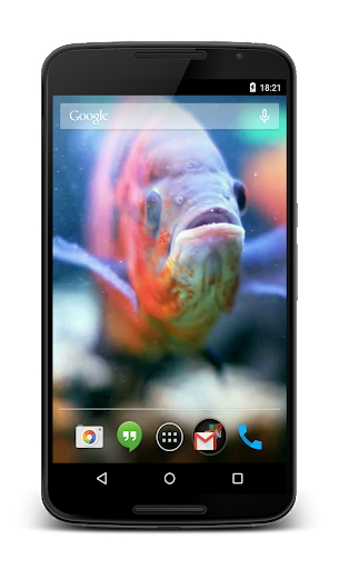 Aquarium 3D Video Wallpaper Screenshot 2
