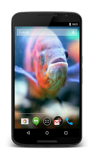 Aquarium 3D Video Wallpaper Screen 2