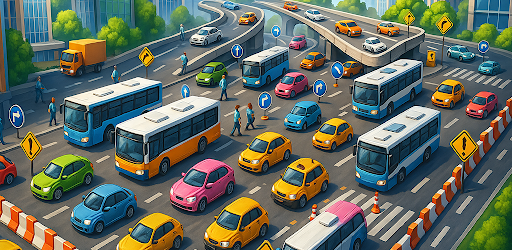 Traffic Escape: Bus Puzzle Jam