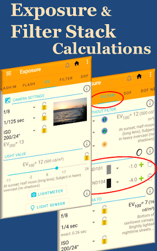 Photography Calculator Tools Screen 2