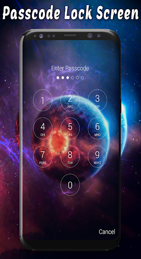 Planet Pass Code Lock Screen Screen 2