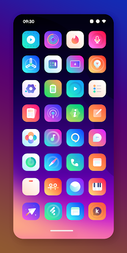 Screenshot of Gladient Icon Pack