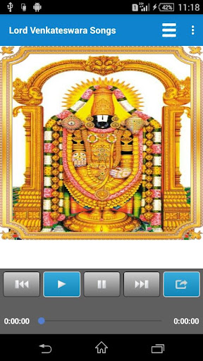 Android application Lord Venkateswara Songs screenshort
