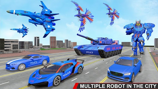 روبوت دبابات الشرطة لعبة حرب السيارات 5