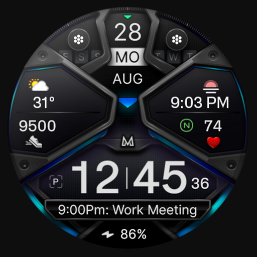 MD326 3D Modern Watch Face logo