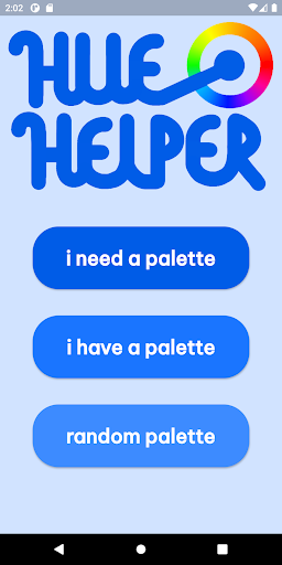 Android application Hue Helper screenshort