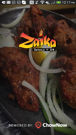 Android application Zaika BBQ & Grill screenshort