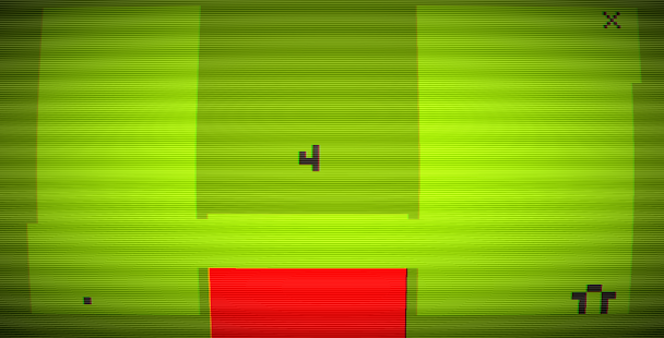 Capture d'écran classique du pixel rétro