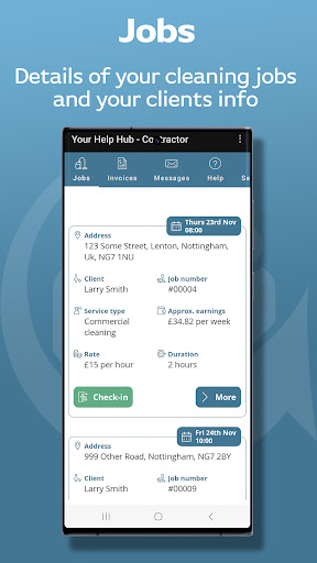 Android application Your Help Hub - Contractors screenshort