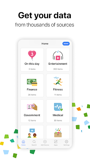 Android application Personal Data Explorer screenshort