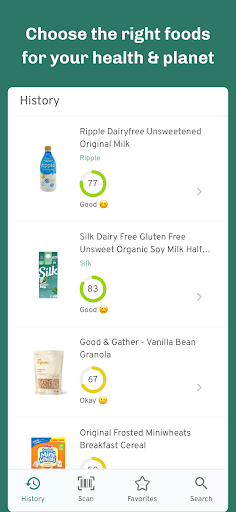 GreenChoice - Food Scanner Screenshot 1 - AppWisp.com