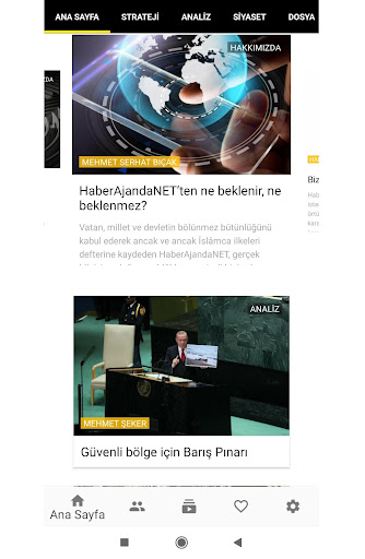 Haber Ajanda Net Screen 2