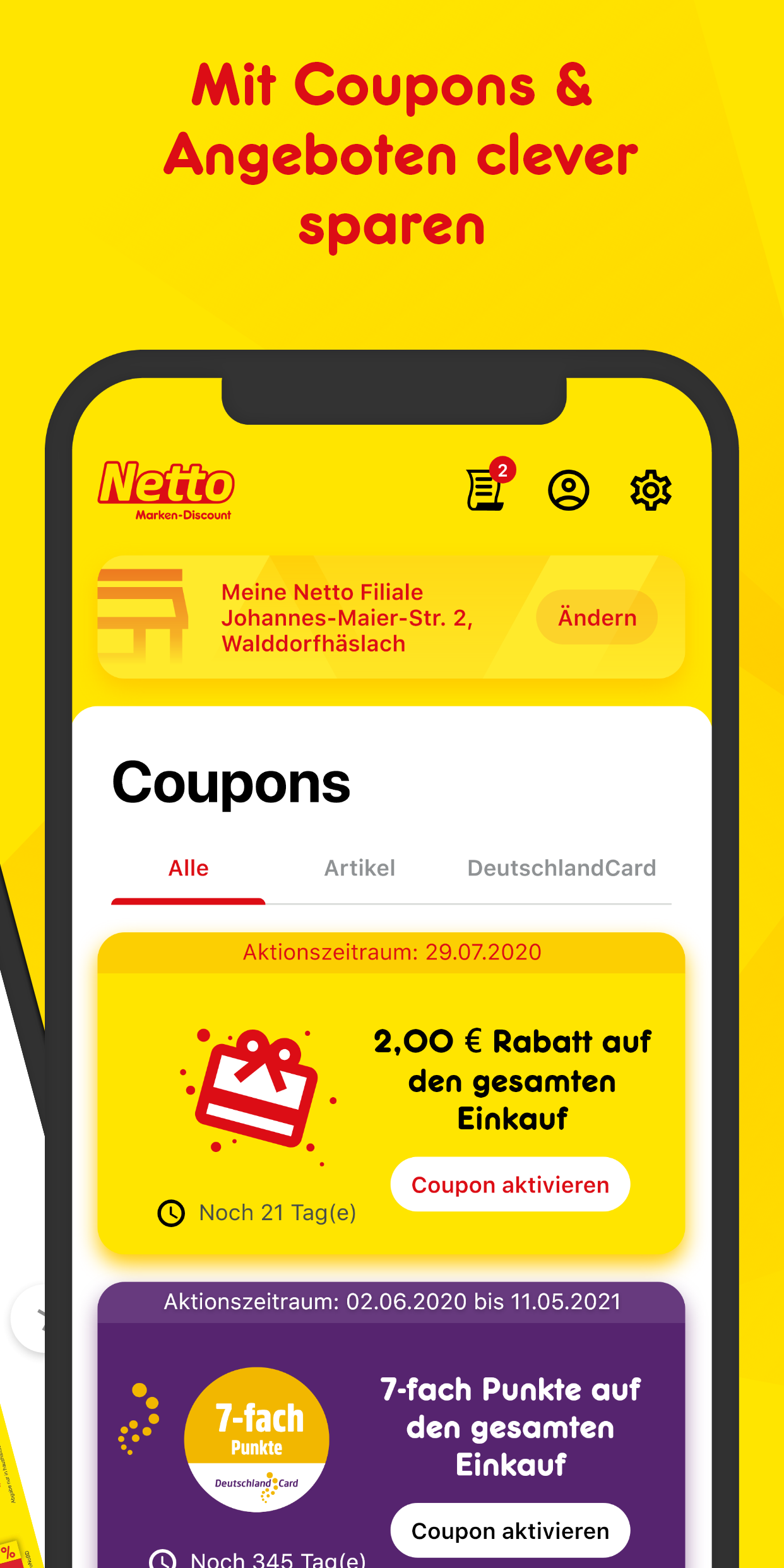 Android application Netto-App screenshort