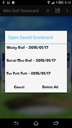 Mini Golf Scorecardのおすすめ画像4