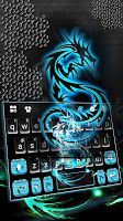 screenshot of Neon Dragon Keyboard Backgroun