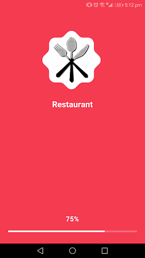 Android application Restaurant Delivery App screenshort