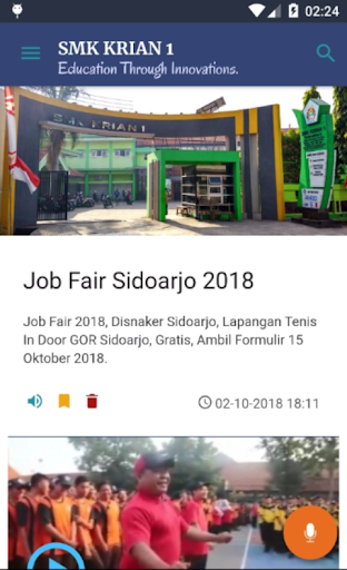Android application ALUMNI SMK KRIAN 1 screenshort