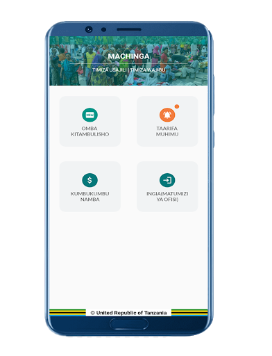 Official Machinga App Screen 2