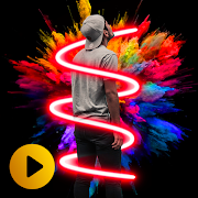 Video Editor- Drip Art, Neon Line Art, Spiral Art