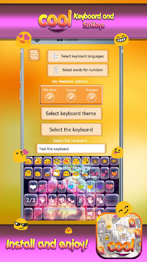 Cool Keyboard with Smileys