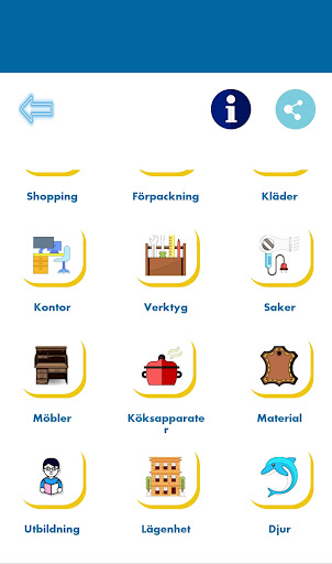 Learning Swedish with Pictures Screen 3