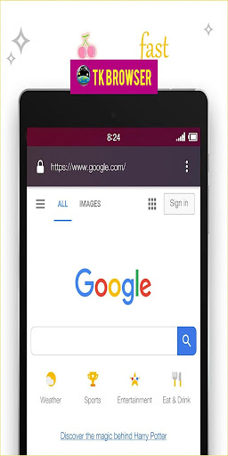 Android application TK Browser screenshort
