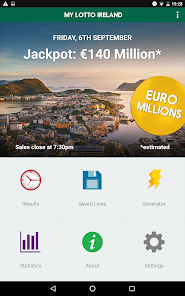 Euromillions lotto ireland sale