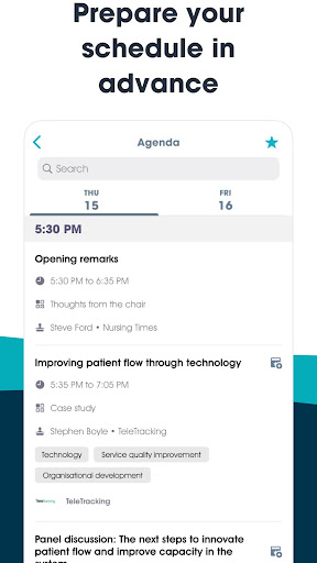 Nursing Times Events Screen 3