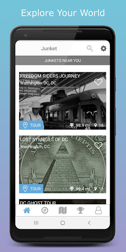 Android application Junket screenshort