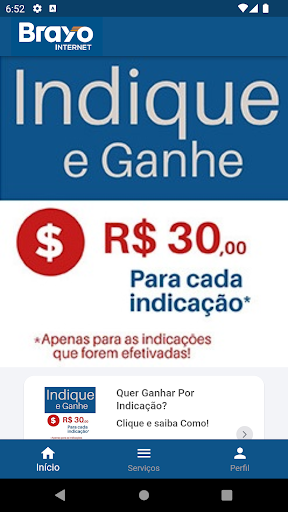 Android application Brayo Indique screenshort