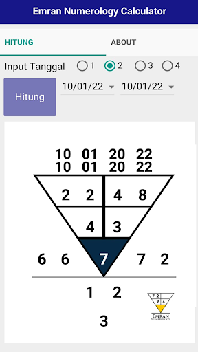 Emran Numerology Calculator Screen 2