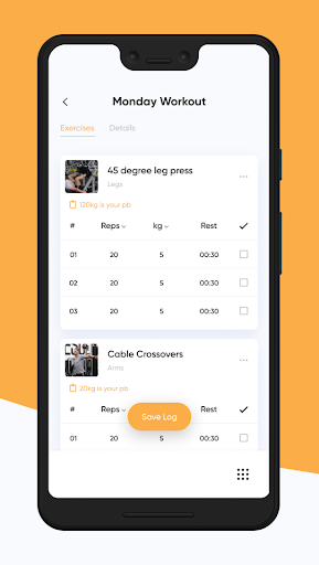 The Get Fit Plan Screen 2