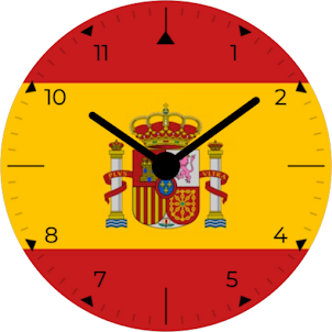 Spain Analog Watch Face