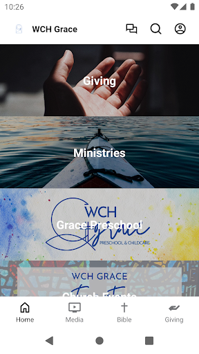 Android application WCH Grace screenshort