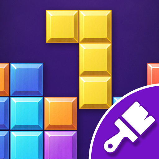 Block Puzzle House Decoration Logo